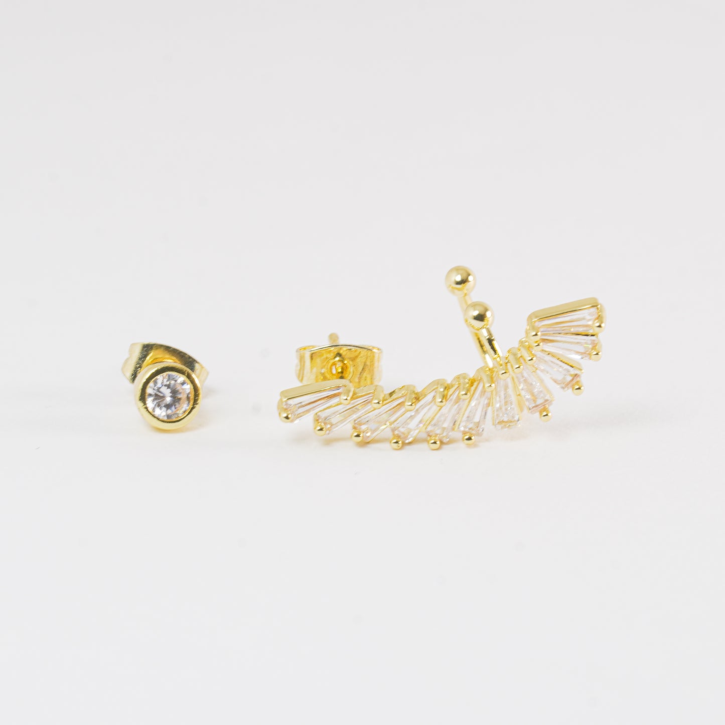 Set arete y earcuff baguette