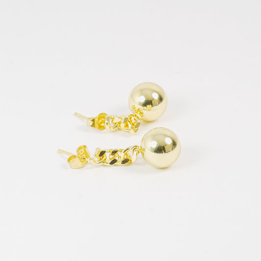 Arete Esferas Doradas