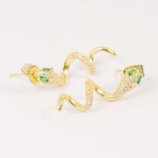 Arete Dorado Serpientes