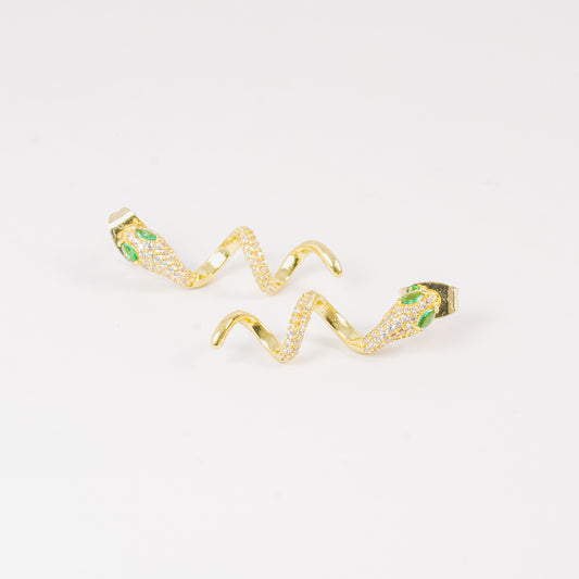 Arete Dorado Serpientes
