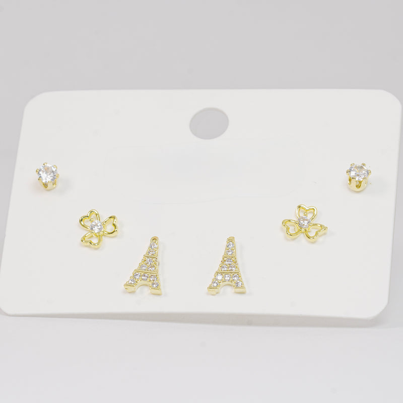 Set topos dorados figuras
