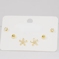 Set topos dorados circulo y estrella vista 2