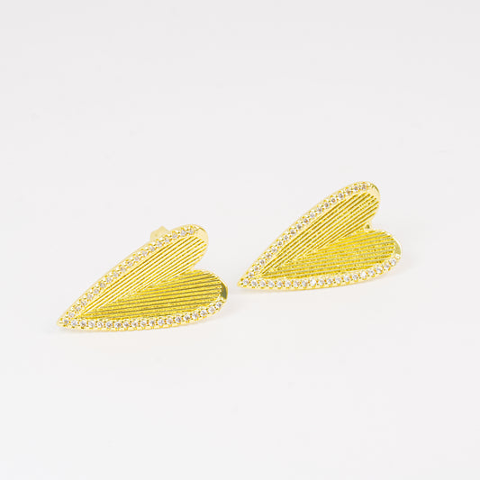 Arete corazón circones