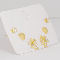Set topos corazon dorado y hojas circones vista 2