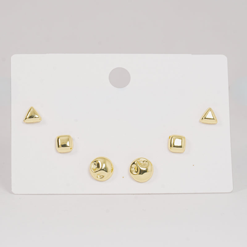 Set topos perlas doradas