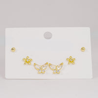 Set topos mariposas y flores circones vista 1