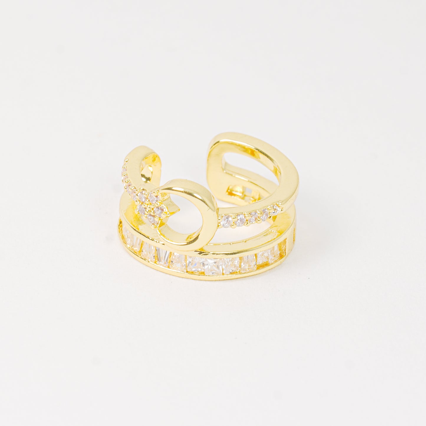 Earcuff Dorado Baguette Estelar