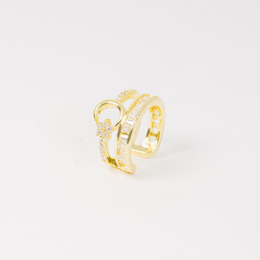 Earcuff Dorado Baguette Estelar