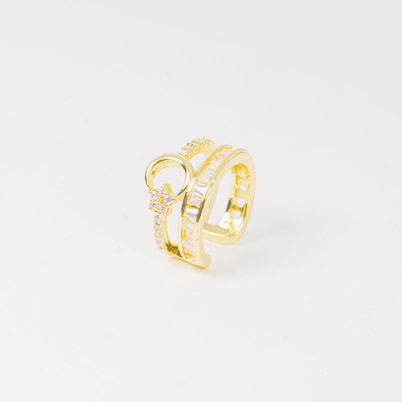 Earcuff Dorado Baguette Estelar