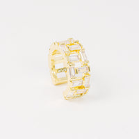 Earcuff Baguette Dorado vista 2