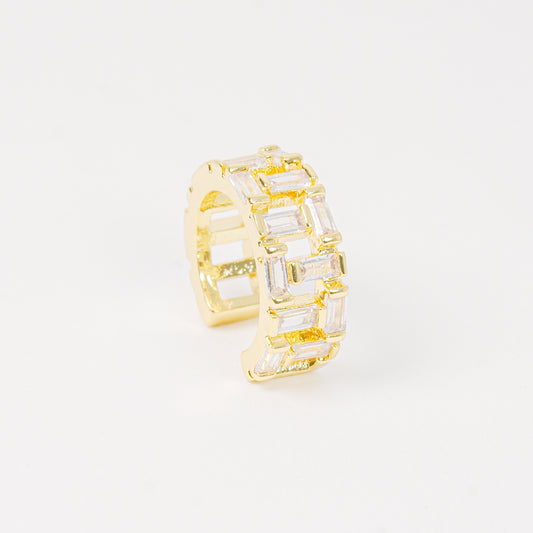 Earcuff Baguette Dorado
