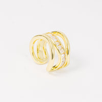 Earcuff Dorado Mini Baguette vista 2