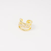 Earcuff Dorado Mini Baguette vista 1
