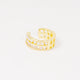 Earcuff Dorado Baguette Perlado