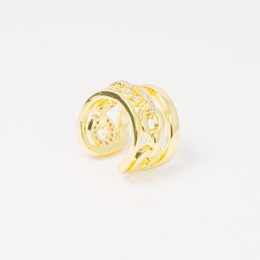 Earcuff rústico eslabones