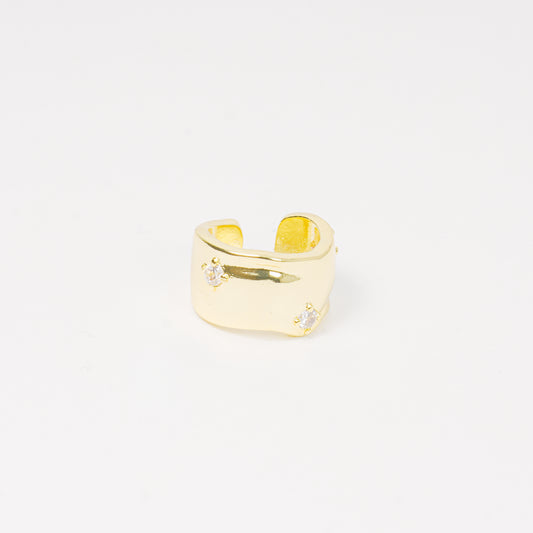 Earcuff circón triple