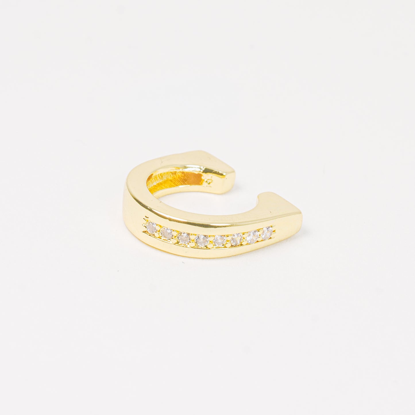 Earcuff dorado herradura