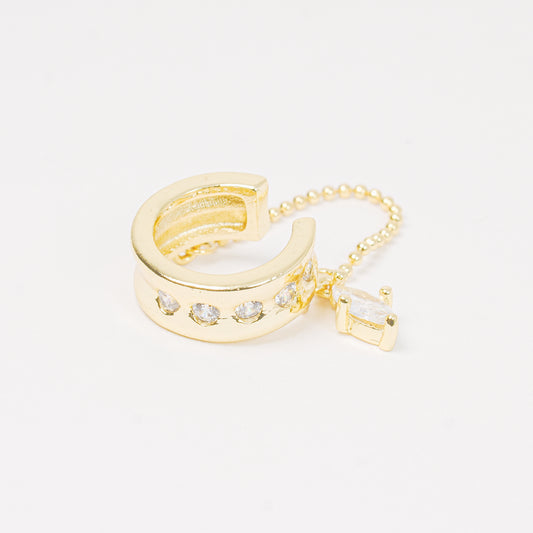 Earcuff gota colgante