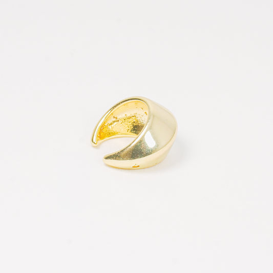 Earcuff dorado liso