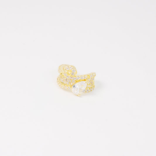 Earcuff gota cristal