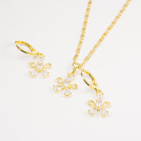 Set Flor Dorado Brillante vista 1