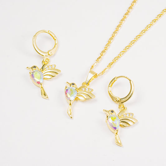 Set Colibrí Dorado