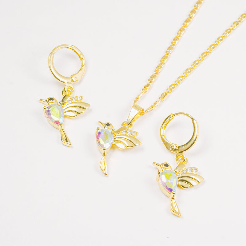 Set Colibrí Dorado