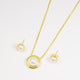 Set Perlas Con Dorado Central