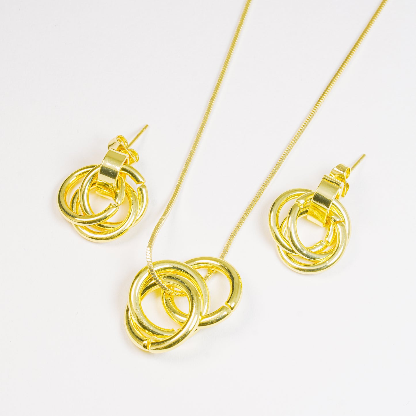 Set Triple Circulo Dorado