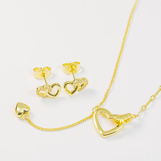 Set Corazón Dorado Ligero