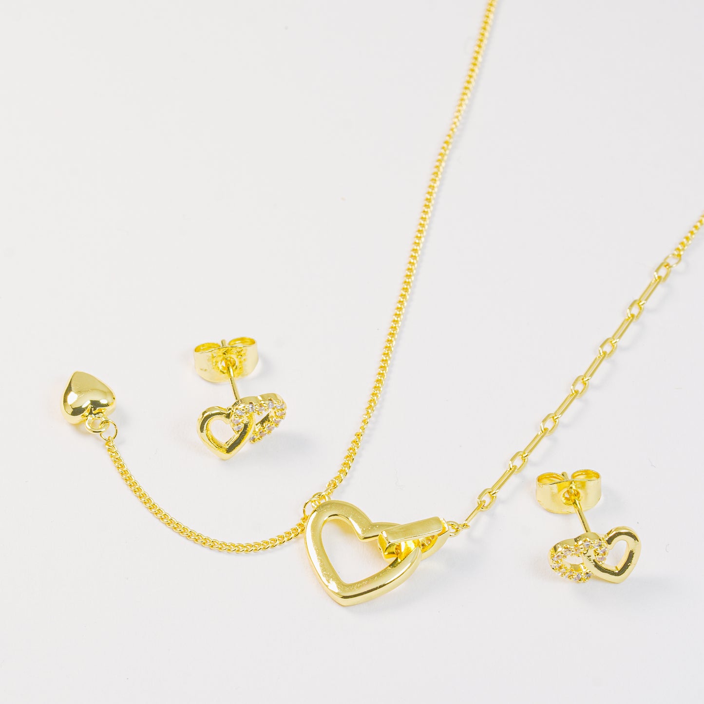 Set Corazón Dorado Ligero