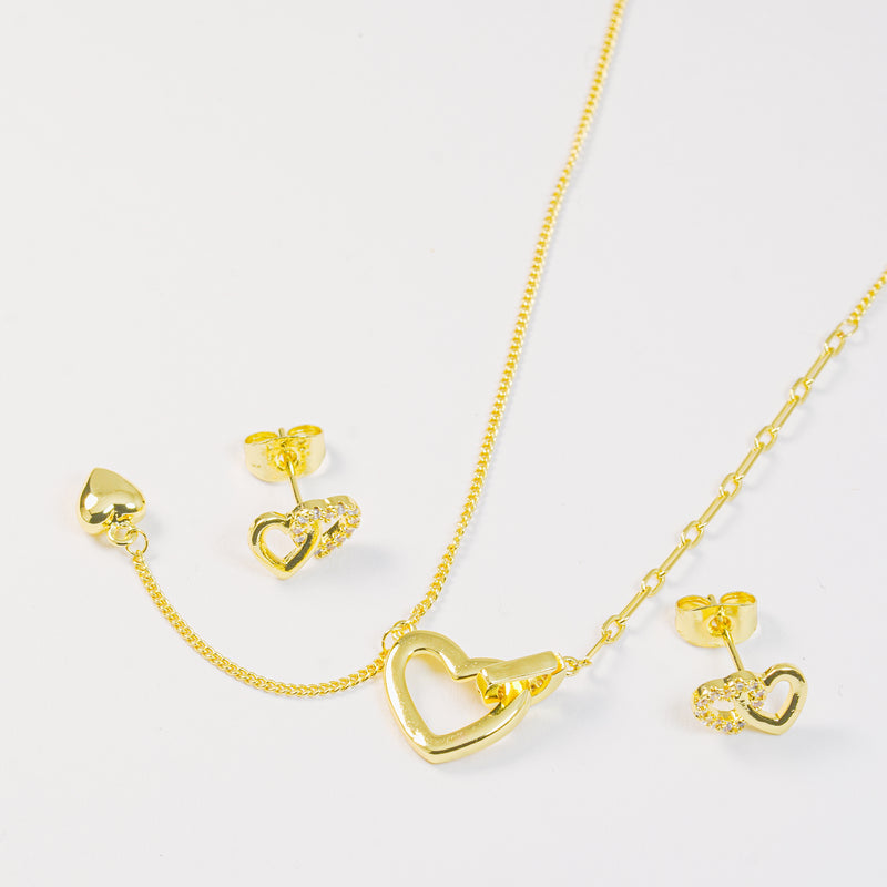 Set Corazón Dorado Ligero