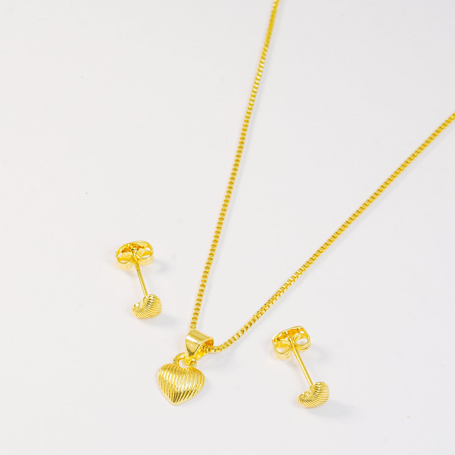 Set Corazón Texturado