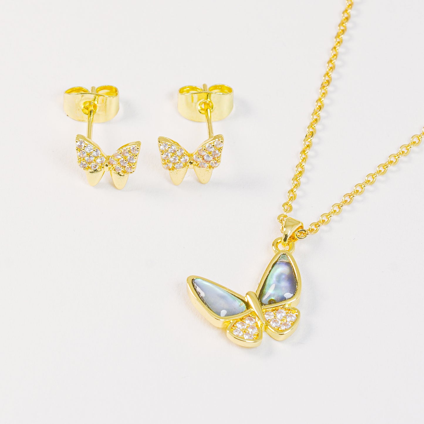 Set Mariposas Doradas