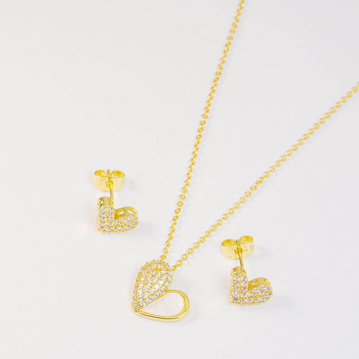 Set Corazón Blanco