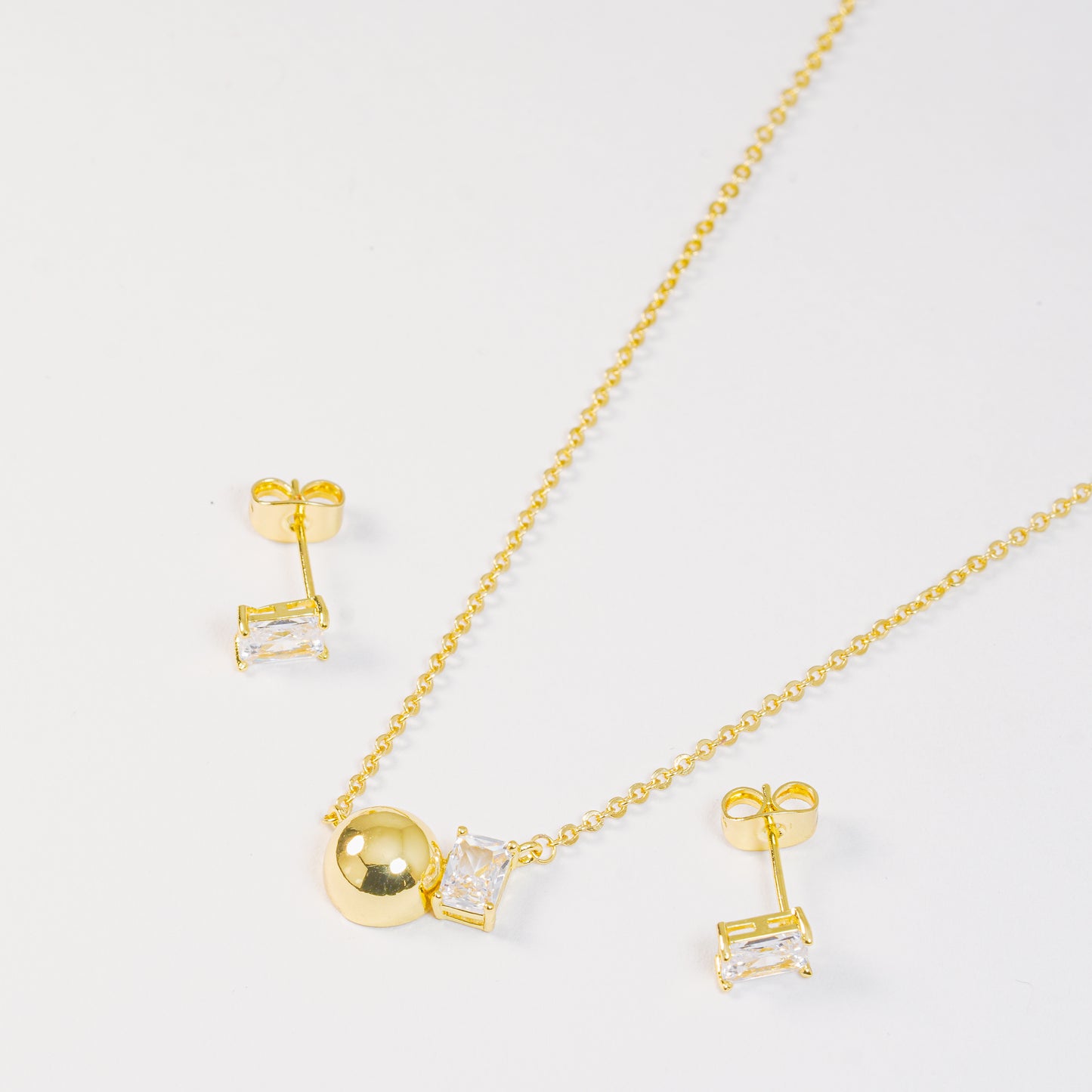 Set Rectángulo Dorado