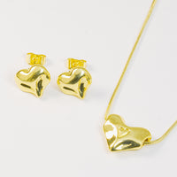 Set collar corazón chunky vista 2