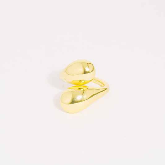 Anilllo Chunky Dorado Doble