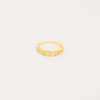 Anillo Biseles Dorados y Circones vista 1