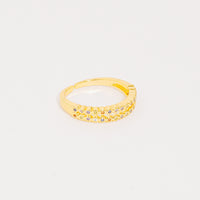 Anillo Biseles Dorados y Circones vista 2