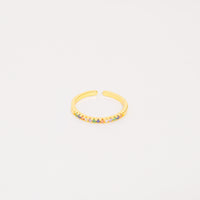 Anillo Dorado Arcoíris vista 1