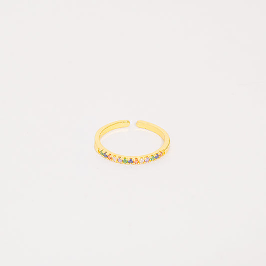Anillo Dorado Arcoíris