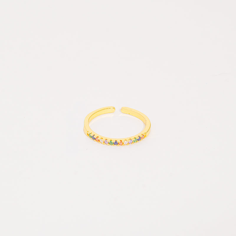 Anillo Dorado Arcoíris