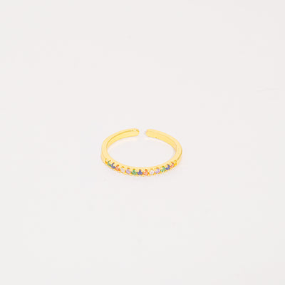 Anillo Dorado Arcoíris