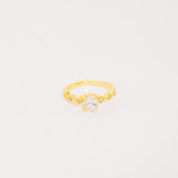 Anillo Dorado Ovalo Esplendor vista 1
