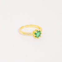 Anillo Dorado Piedra Lux vista 2