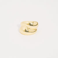 Anillo Chunky Dorado vista 1