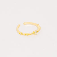Anillo Dorado Mini Flor vista 2