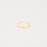 Anillo Dorado Mini Flor vista 1