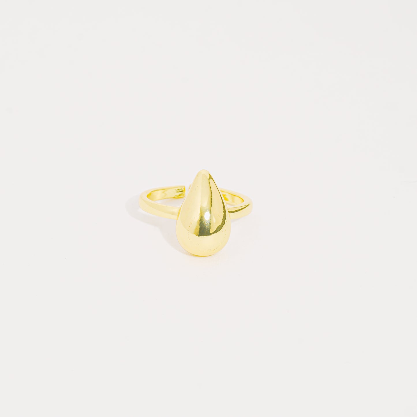 Anillo Chunky en Gota Dorada
